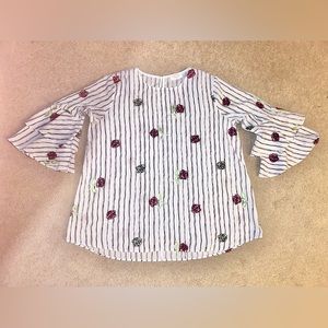 Janette Plus women’s blouse 2X Long Sleeve Tunic